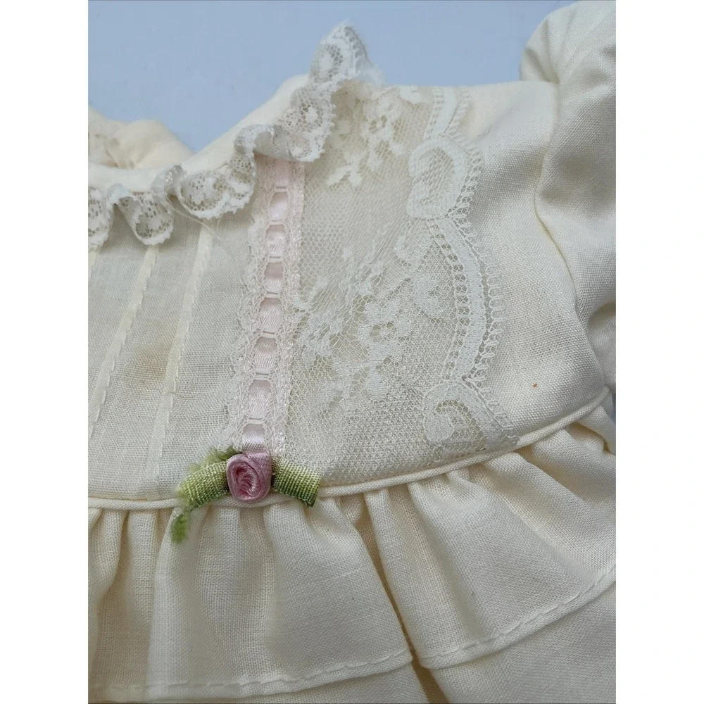 Vintage‎ Christian Dior Enfante Newborn Dress Cream Lace Heirloom Quality